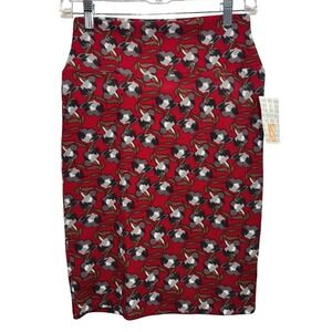 NWT LuLaRoe Cassie Women's X-Small, Stretchy Pull On Pencil Skirt Floral